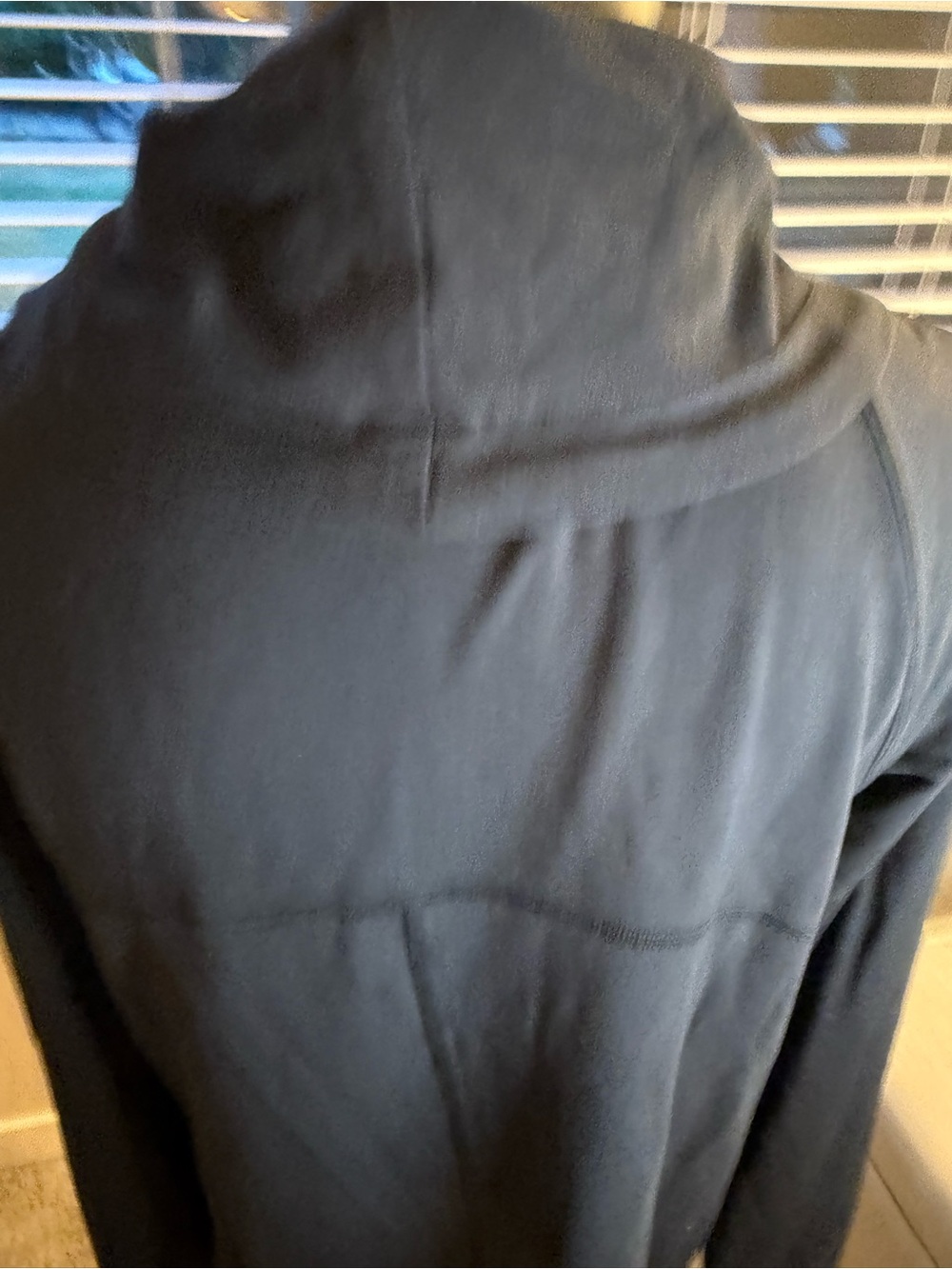 lululemon athletica Black Asymmetrical Hooded Pullover - Picture 7 of 9